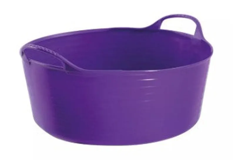 Red Gorilla Tubtrug Flexible Small 15L Shallow in Purple